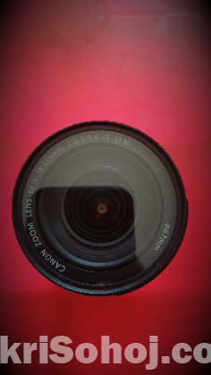 Canon 18-135 stm lense.